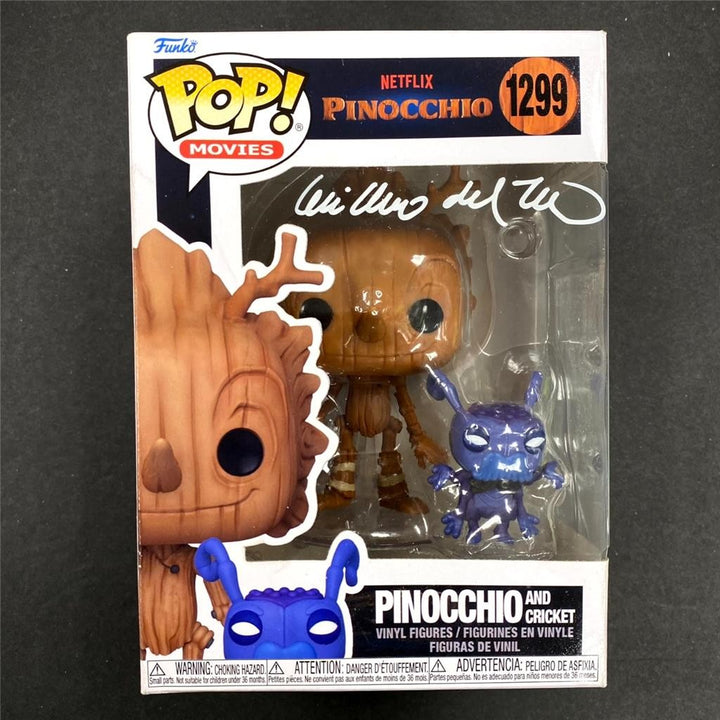 Guillermo Del Toro signed Pinocchio Funko Pop! Figure 1299 autograph ~ JSA