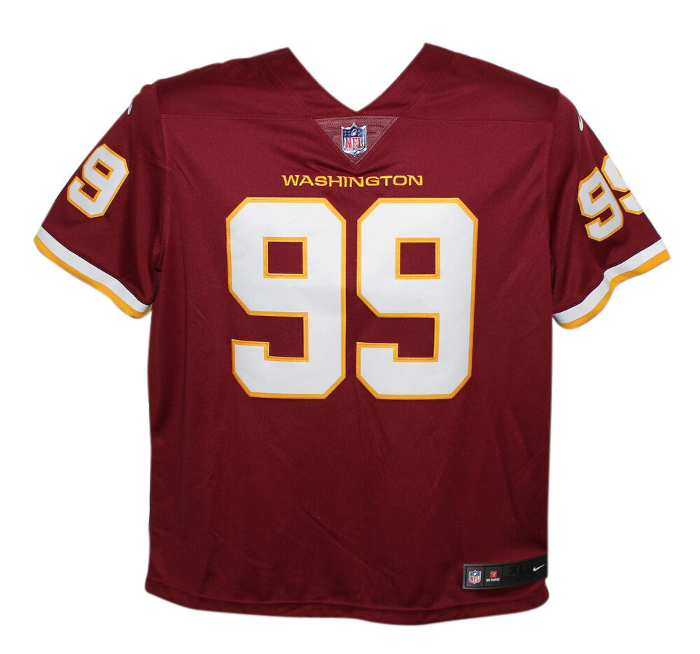 Chase Young Signed Washington Football Team Nike Limited L Jersey FAN 37107