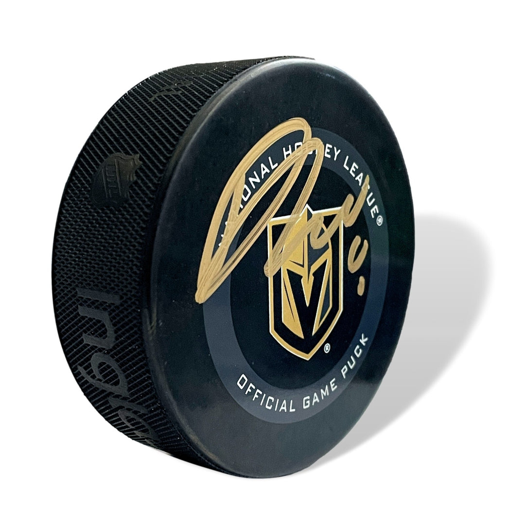 Phil Kessel Autographed Vegas Golden Knights Official Puck COA Inscriptagraphs