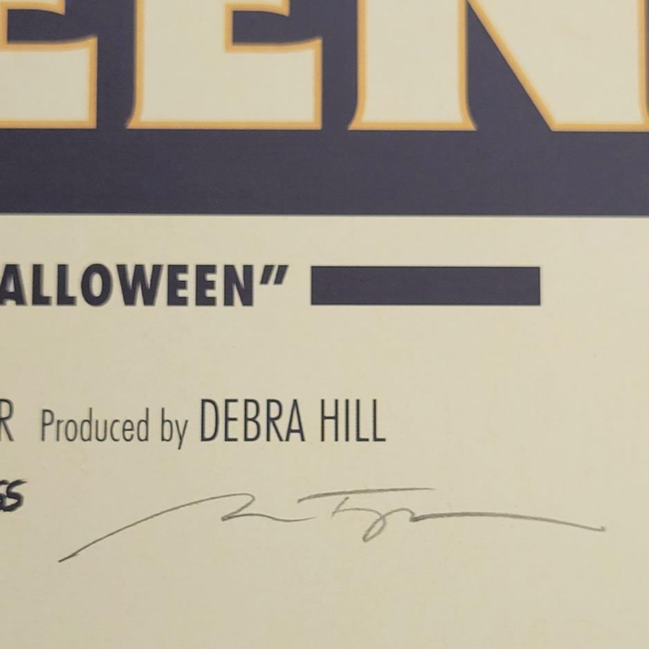 Nick Castle + Matt Ferguson signed Halloween 16.5x23 Lithograph Print Mondo BAS