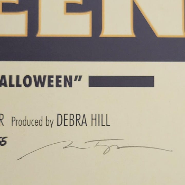 Nick Castle + Matt Ferguson signed Halloween 16.5x23 Lithograph Print Mondo BAS