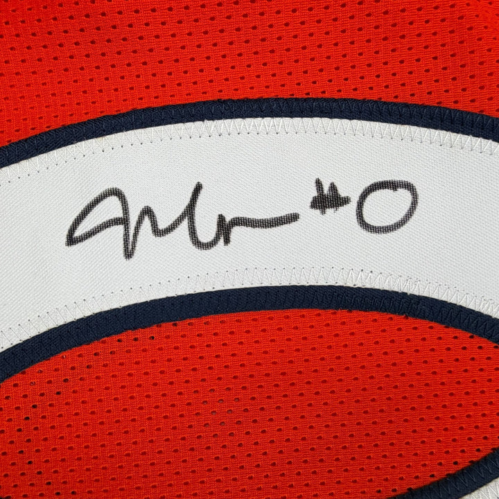 Autographed/Signed Jonathon Cooper Denver Orange Football Jersey JSA COA