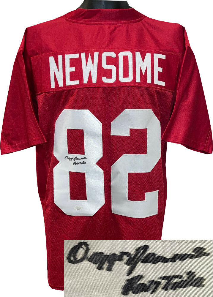 Ozzie Newsome signed Alabama Crimson  Stitched College Jersey Roll Tide XL - JSA