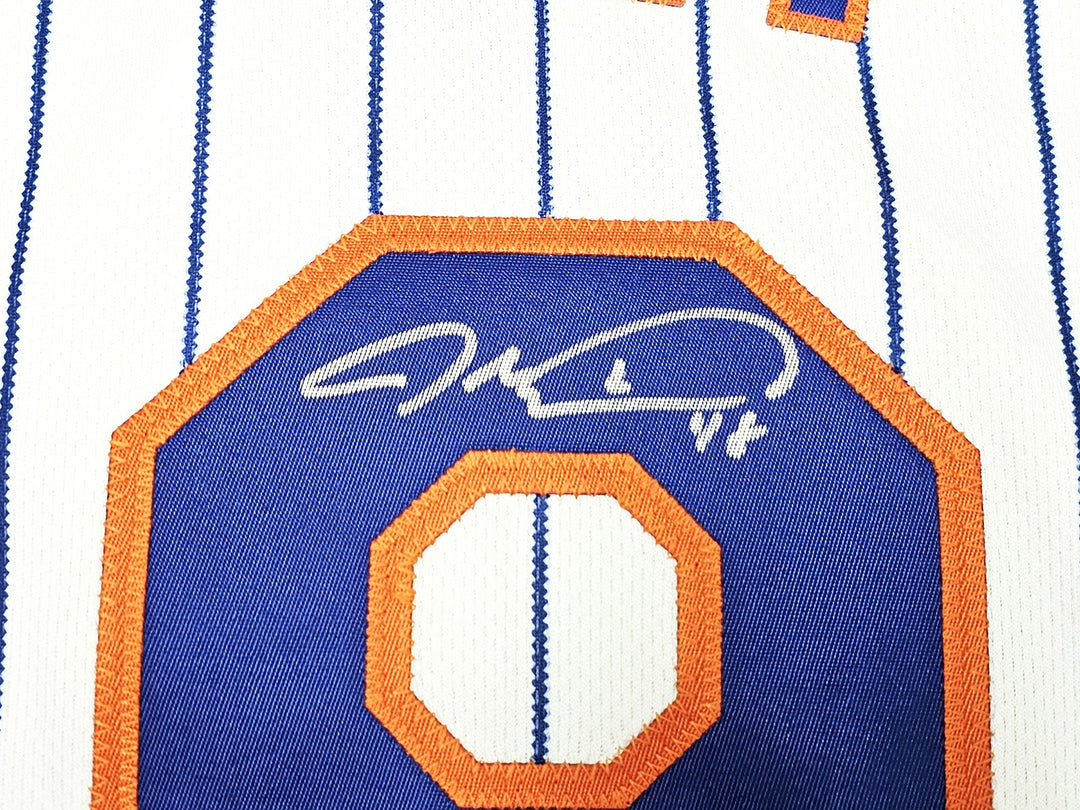 New York Mets Jacob deGrom Signed White Nike Jersey Size 44 Fanatics Holo