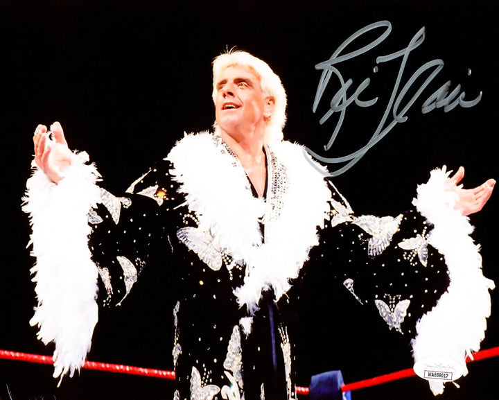 Ric Flair Signed Framed 8x10 Photo WWE JSA