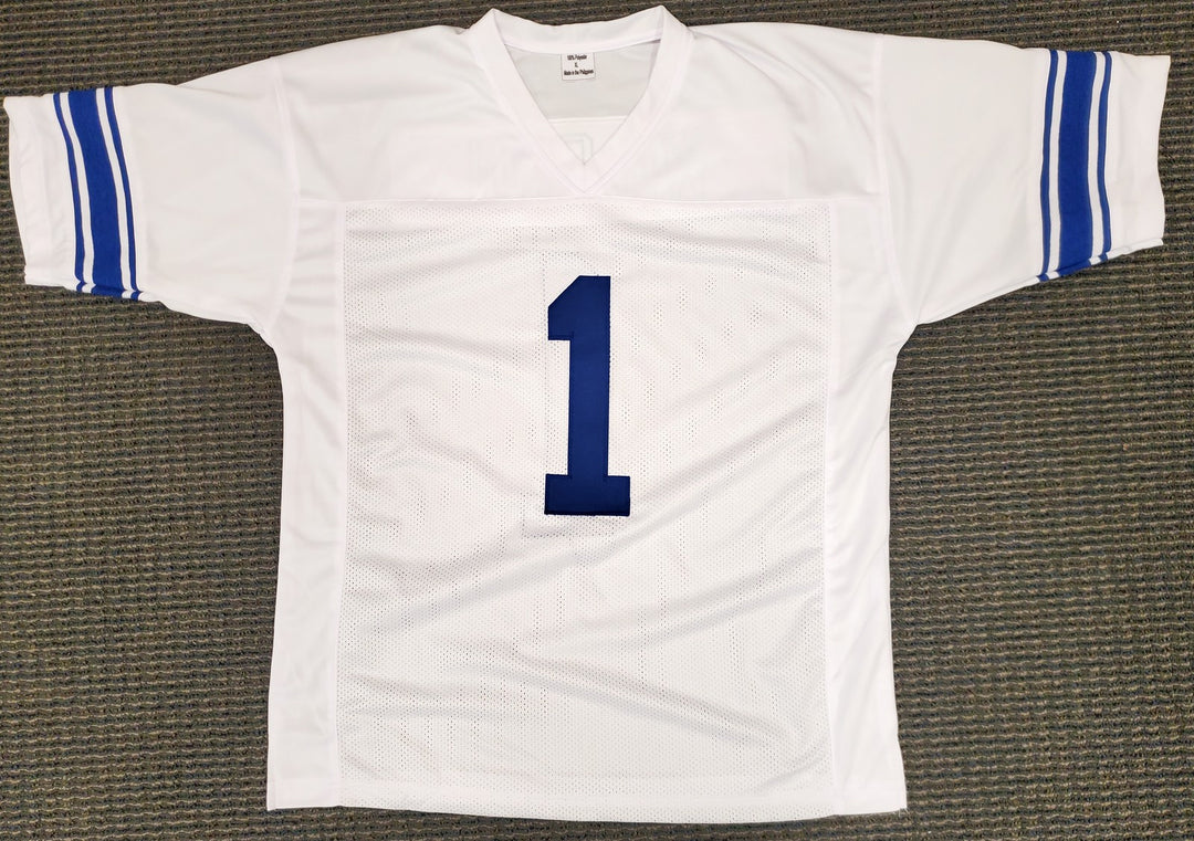BYU Cougars Zach Wilson Signed White Jersey Beckett BAS