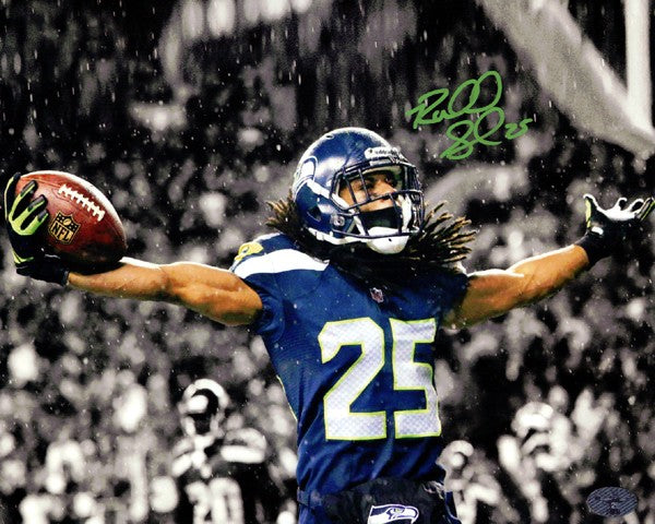Richard Sherman Signed 8x10 Photo Seattle Seahawks RS Holo