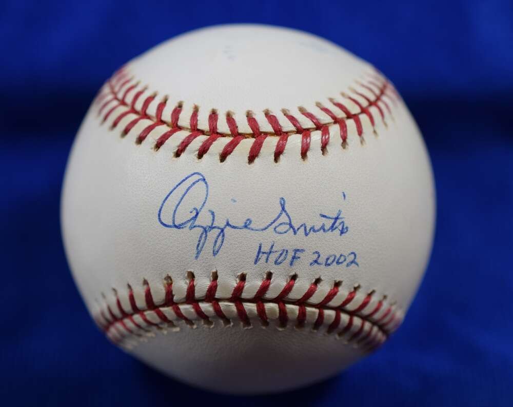 Ozzie Smith Steiner PSA DNA Loa National League ONL Signed Baseball HOF 2002