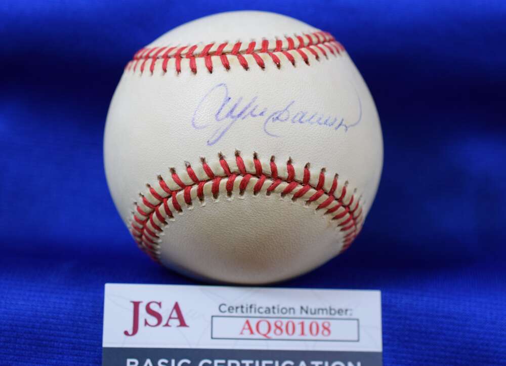 Andre Dawson JSA Coa Autograph National League ONL Signed Baseball