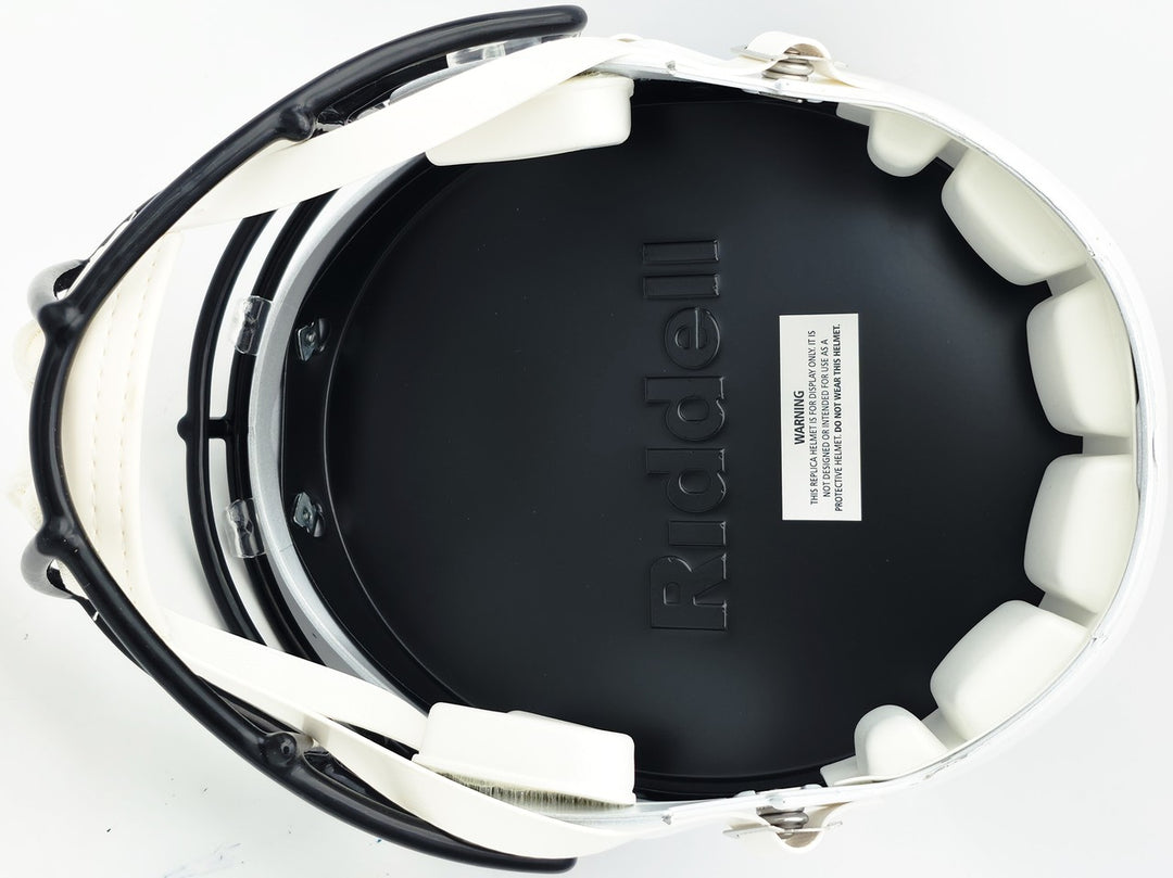 5 HOF Linebackers Signed White Full Size Replica Helmet Beckett