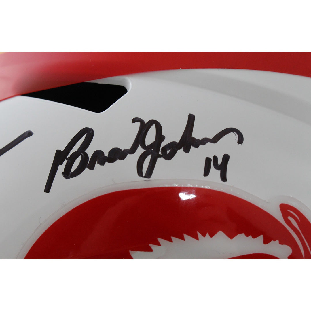 Tampa Bay Buccaneers SB 37 Alstott Sapp +3 Signed F/S TB Helmet Beckett W 54866