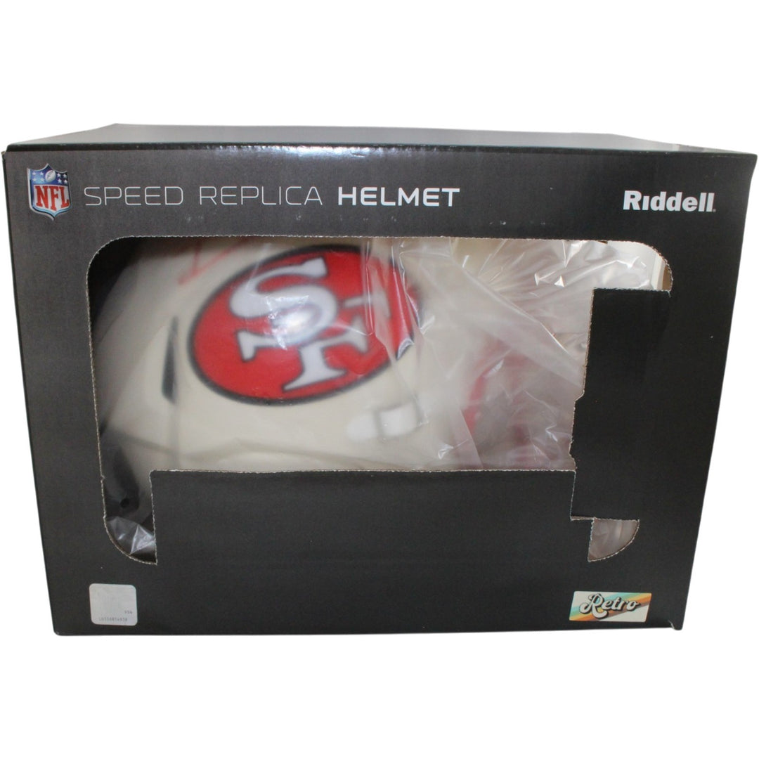 Brock Purdy Autographed San Francisco 49ers F/S Retro Helmet Beckett WIT 56910