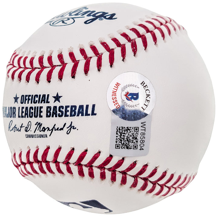 Ryan Howard Auto Signed Baseball Philadelphia Phillies "Phillies 04-16" Beckett