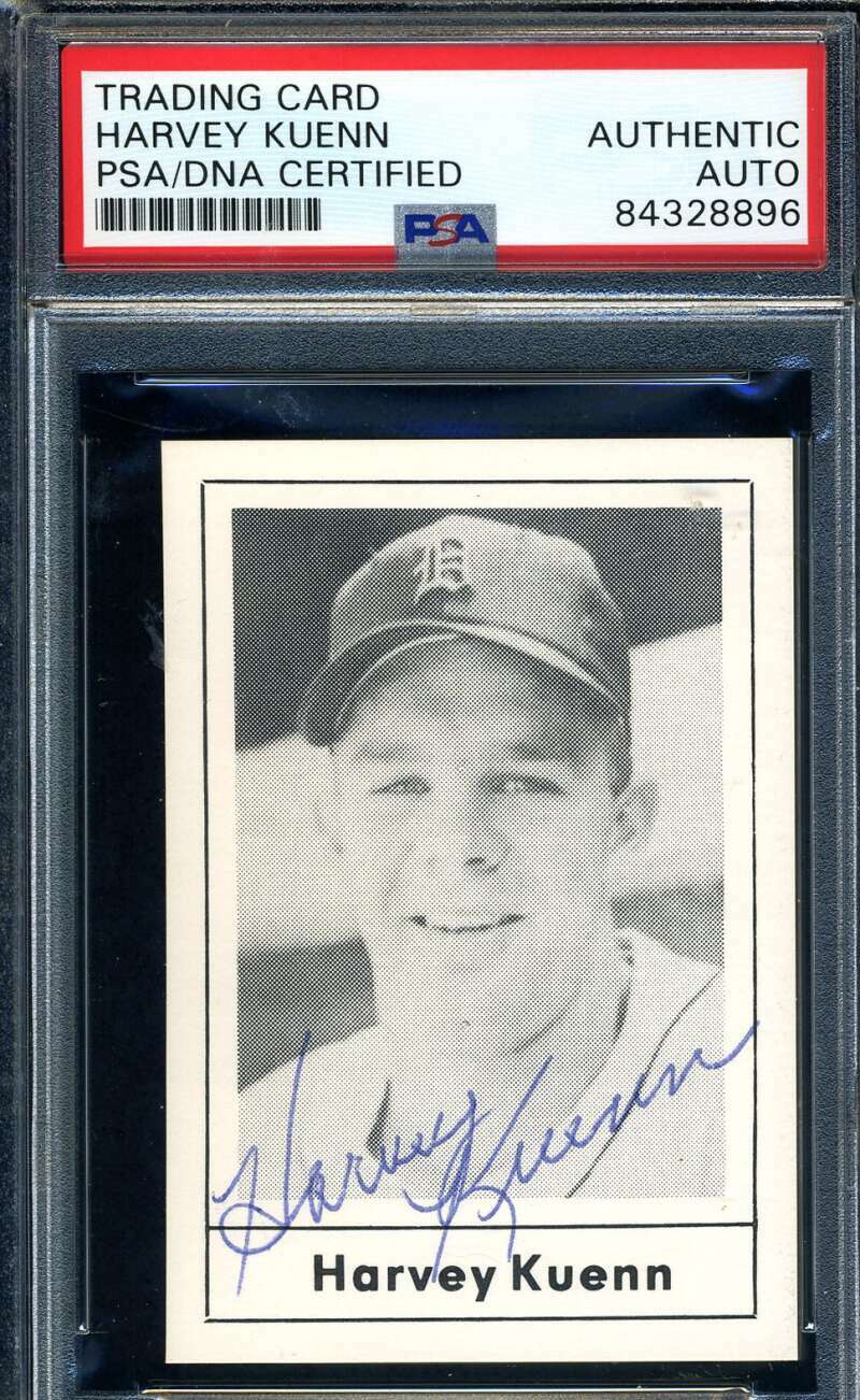 Harvey Kuenn PSA DNA Coa Signed 1978 Grand Slam Autograph