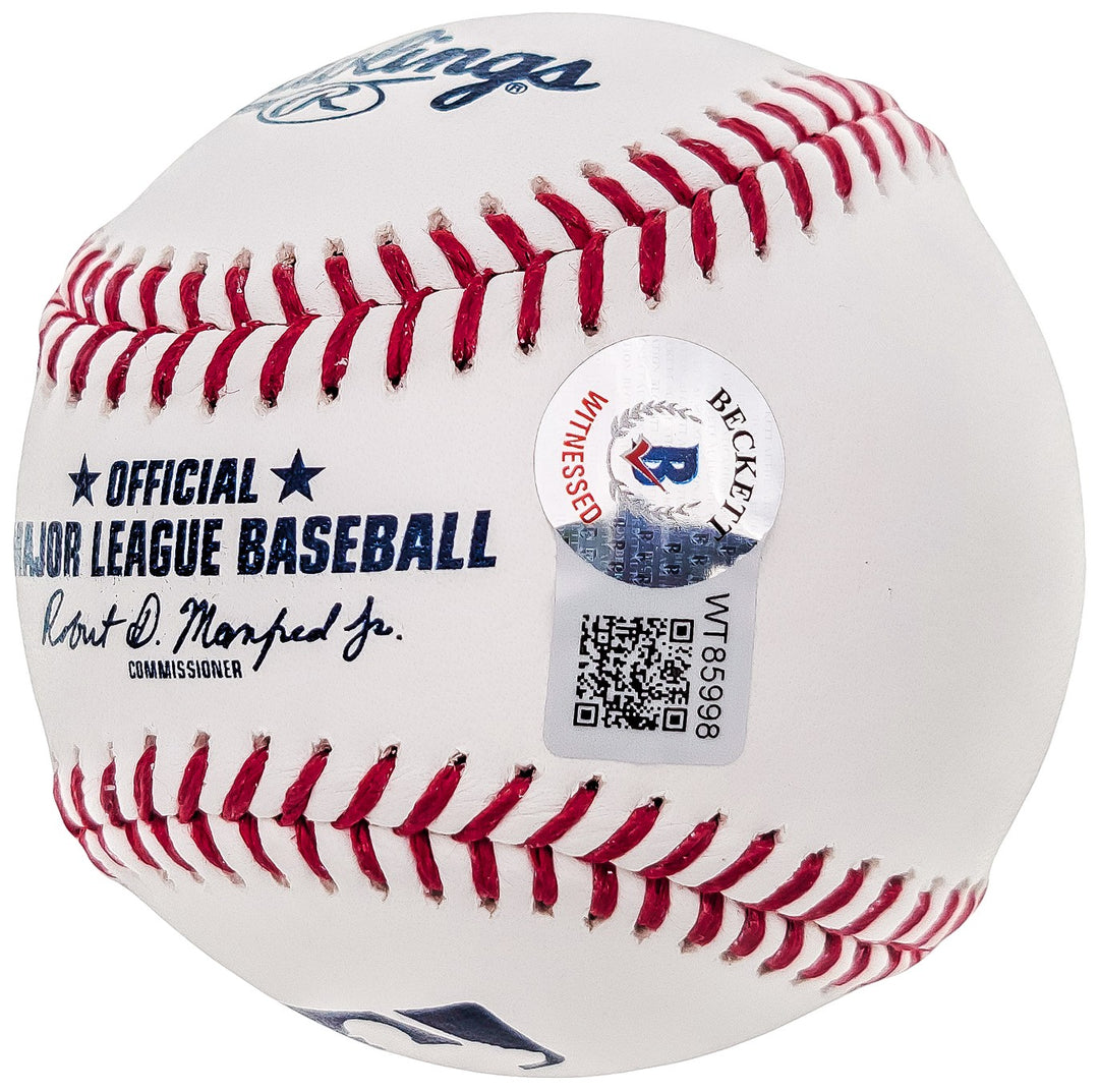 Ryan Howard Auto Signed Baseball Philadelphia Phillies "05 NL ROY" Beckett
