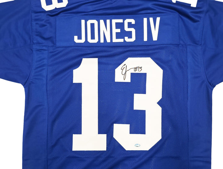 Seattle Seahawks Ernest Jones IV Signed Blue Jersey MCS Holo