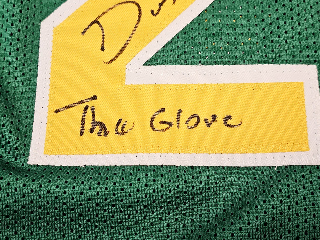 Seattle Supersonics Gary Payton Autographed Signed Green Jersey "The Glove" JSA