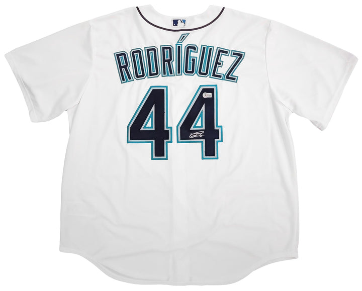 Seattle Mariners Julio Rodriguez Auto Signed White Nike Jersey Size XXL Beckett