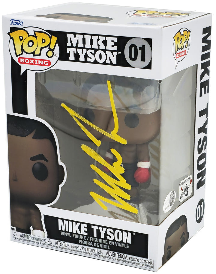 Mike Tyson Autographed Signed Funko Pop Vinyl Figurine #01 JSA