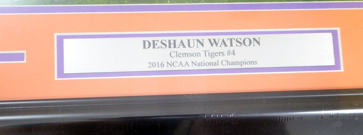 Deshaun Watson Signed Framed 16x20 Photo Clemson Tigers Beckett BAS