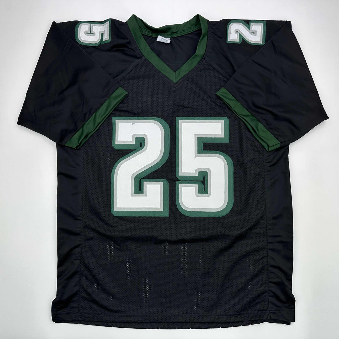 Facsimile Autographed LeSean McCoy Philadelphia Black Reprint Jersey Men's XL