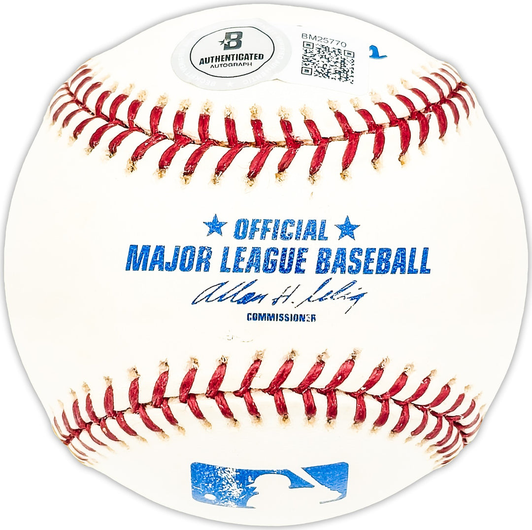 Buzzie Bavasi Signed MLB Baseball Los Angeles Dodgers Beckett #BM25770
