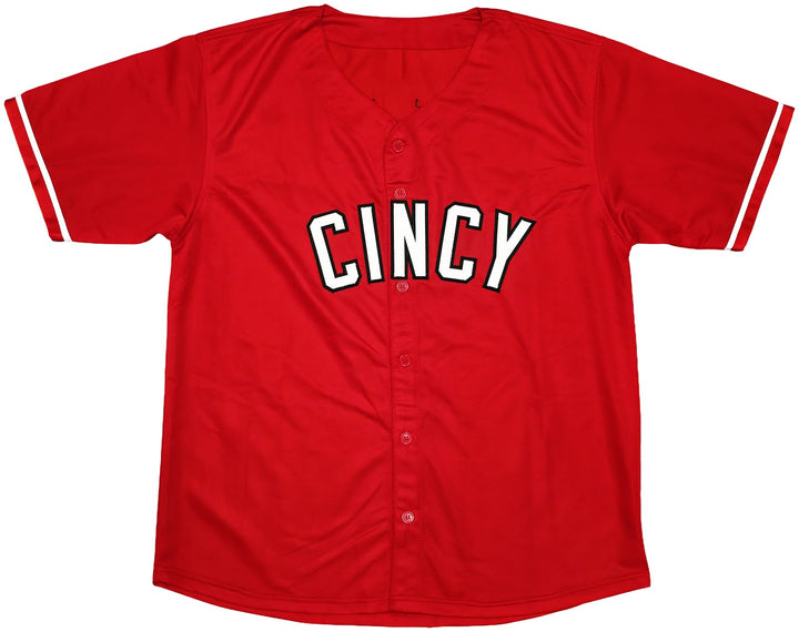 Reds Matt McLain Signed Red Jersey "1st MLB HR 5/23/23" Beckett Witness
