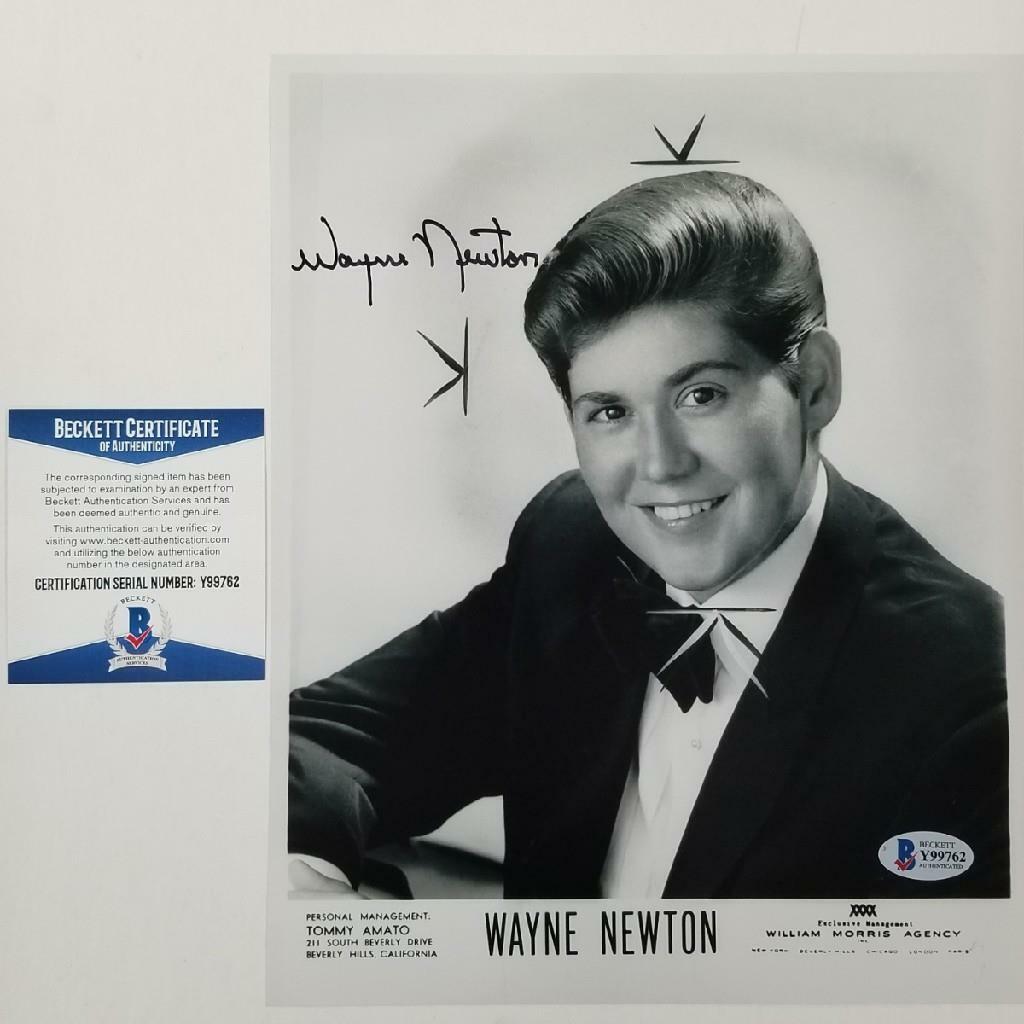 Wayne Newton signed 8x10 Photo #8 Las Vegas Actor Singer Autograph ~ BAS COA