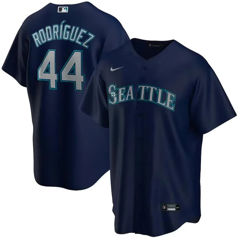 Seattle Mariners Julio Rodriguez Blue Nike Jersey Size L