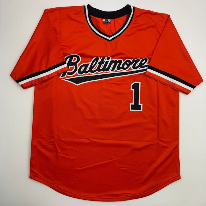 Autographed/Signed Al Bumbry 73 AL ROY Baltimore Orange Baseball Jersey BAS COA