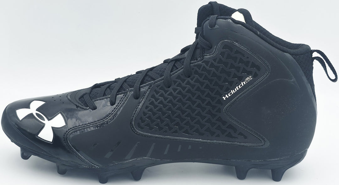 Michael Penix Jr Auto Black Under Armour Team Fierce MC Cleats Falcons Size 12