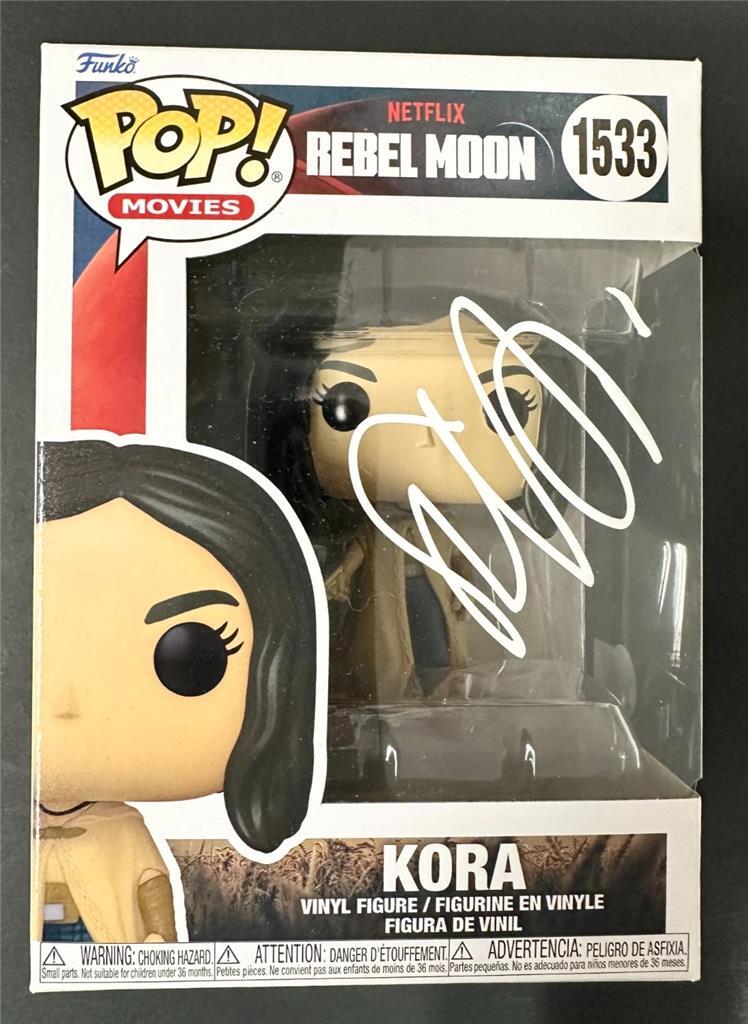 Sofia Boutella signed Kora Rebel Moon Funko Pop! autograph (A) ~ Beckett BAS
