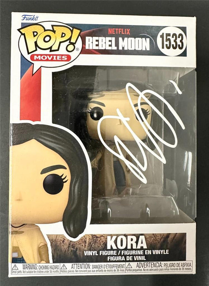 Sofia Boutella signed Kora Rebel Moon Funko Pop! autograph (A) ~ Beckett BAS