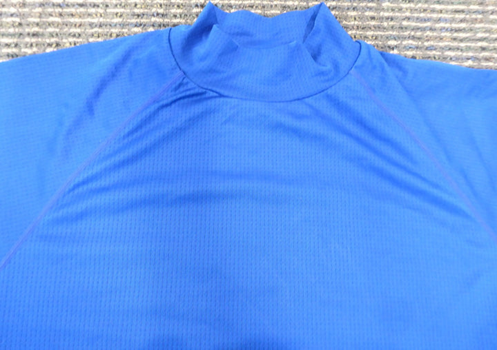 Unsigned Ichiro Suzuki Mariners Blue Short Sleeve Game Used Under Shirt IS Holo