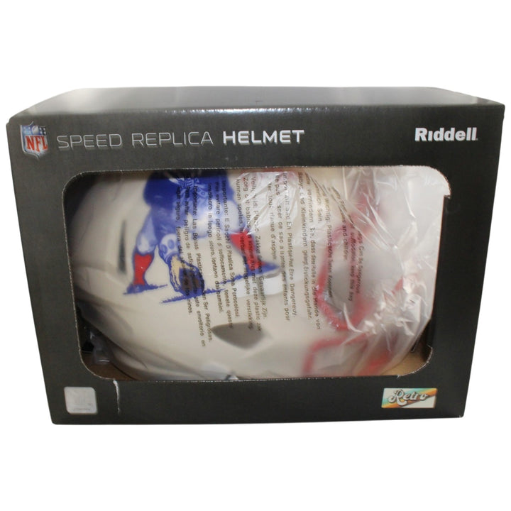 Darrelle Revis Autographed New England Patriots F/S Retro Helmet Beckett 56471