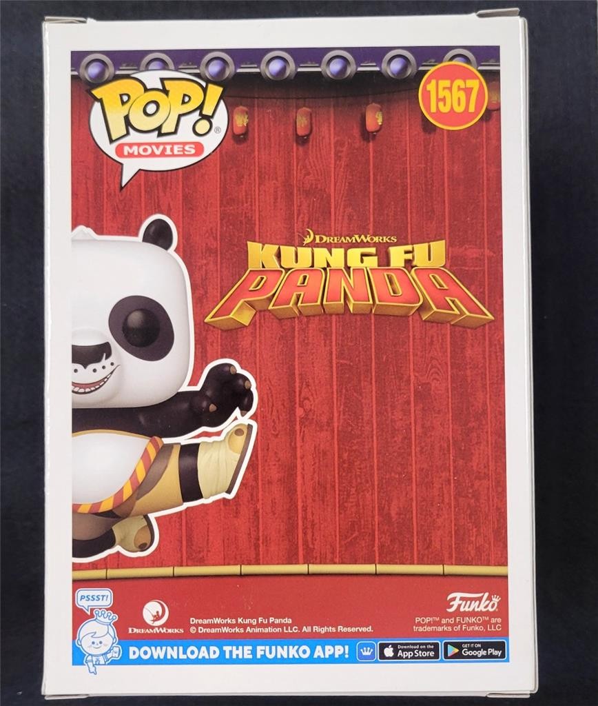 Jack Black signed Kung Fu Panda Po Funko Pop! 1567 autograph ~ Beckett BAS