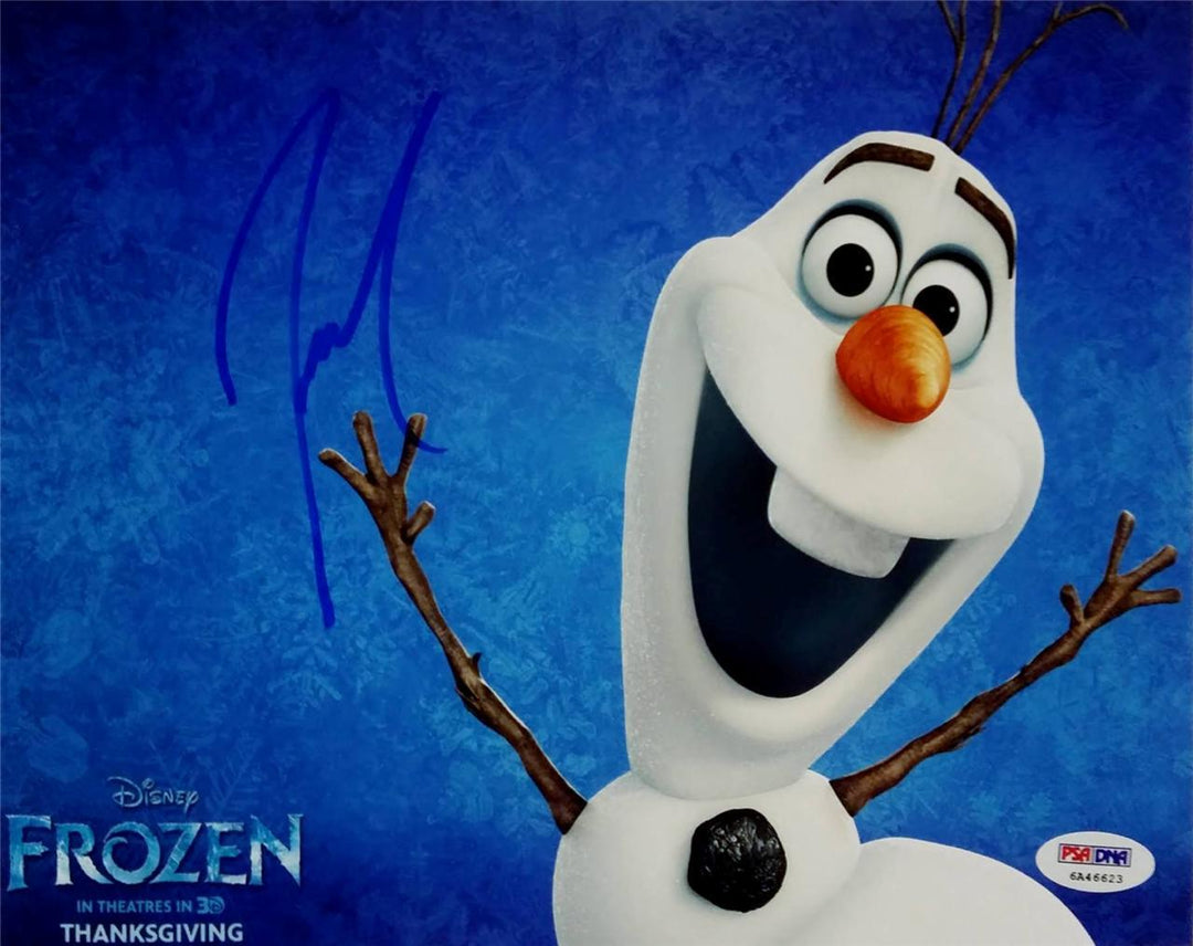 Josh Gad Olaf Signed Disney Frozen 8x10 Photo ITP PSA Pic Proof C