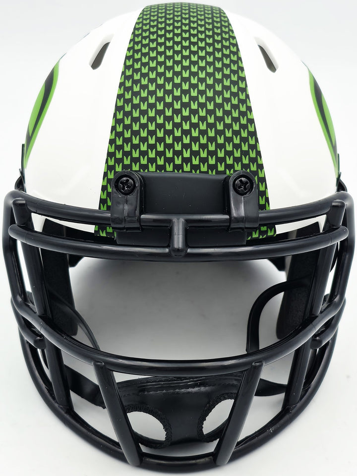 Brian Blades Signed Seahawks Lunar Eclipse White Speed Mini Helmet MCS Holo