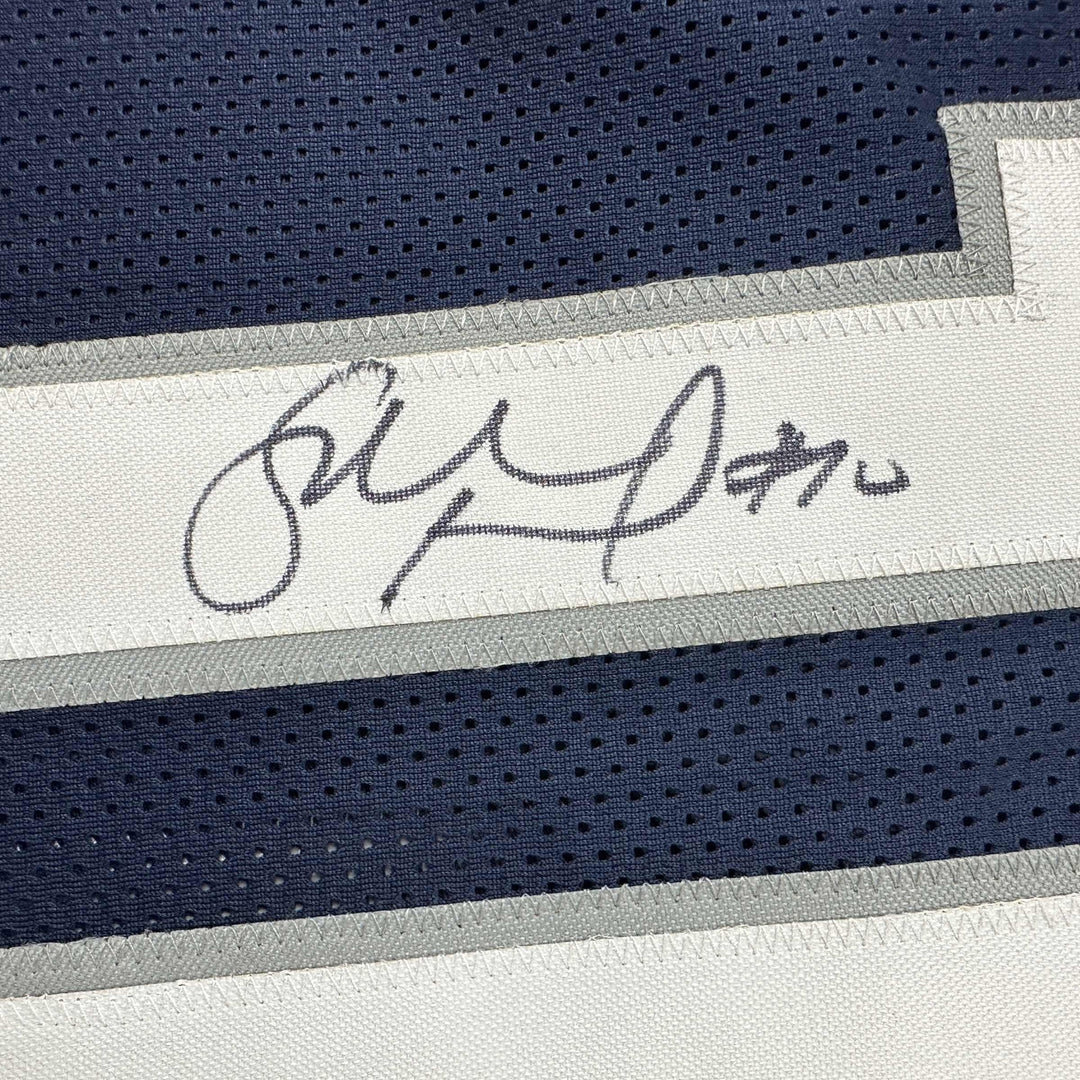 Autographed/Signed Sue Bird UConn Connecticut Blue College Jersey JSA COA
