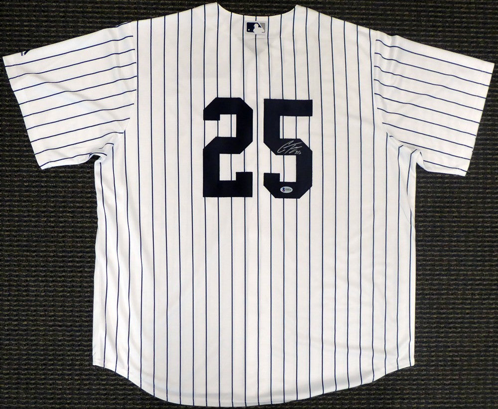 New York Yankees Gleyber Torres Signed White Majestic Cool Base Jersey Size XL