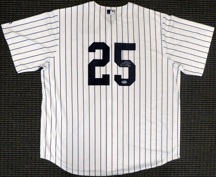 New York Yankees Gleyber Torres Signed White Majestic Cool Base Jersey Size XL