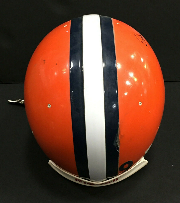 Don McPherson Signed Game Used worn Syracuse Football Helmet Autograph CBM COA