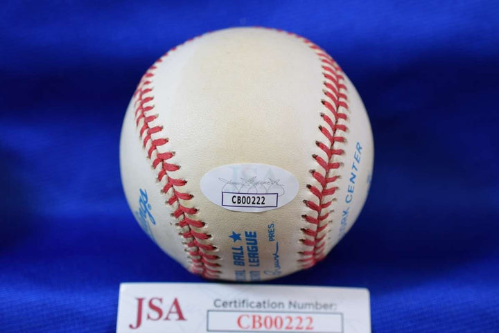 Nolan Ryan JSA COA Autograph OAL American League Signed Baseball
