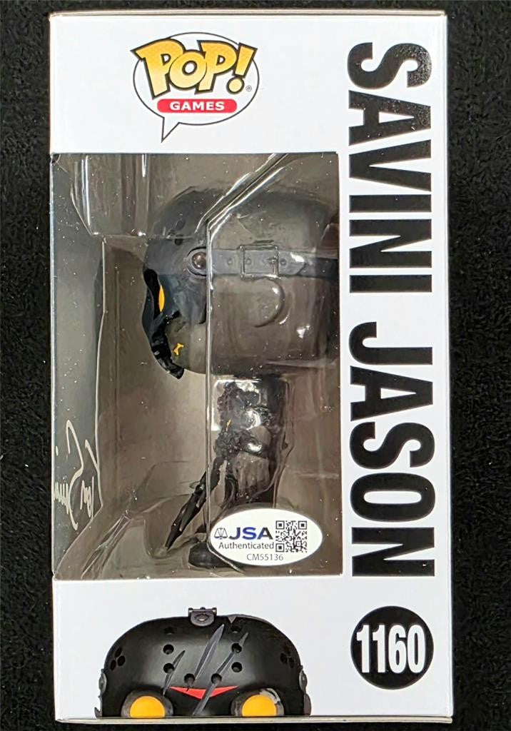 Tom Savini signed Jason Friday the 13th Funko Pop! #1160 white autograph JSA