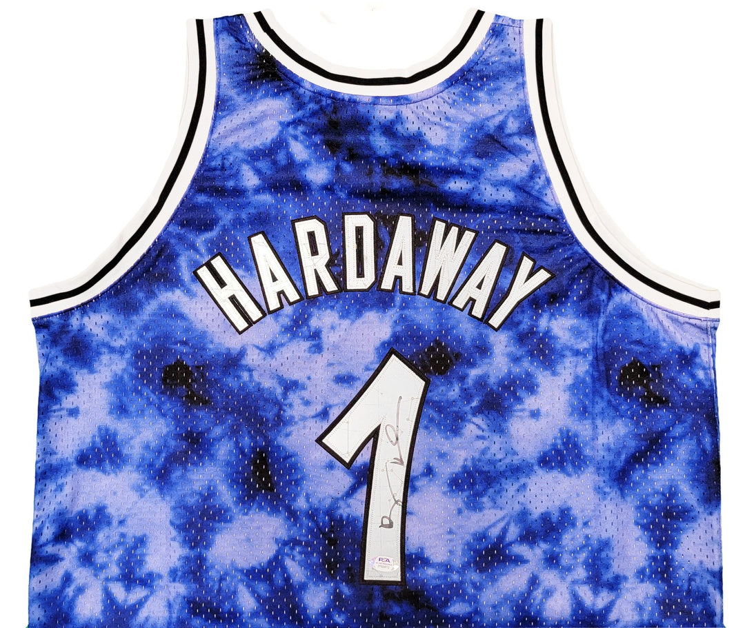 Magic Penny Hardaway Auto Blue Mitchell Ness Galaxy 94 Swingman Jersey L PSA/DNA