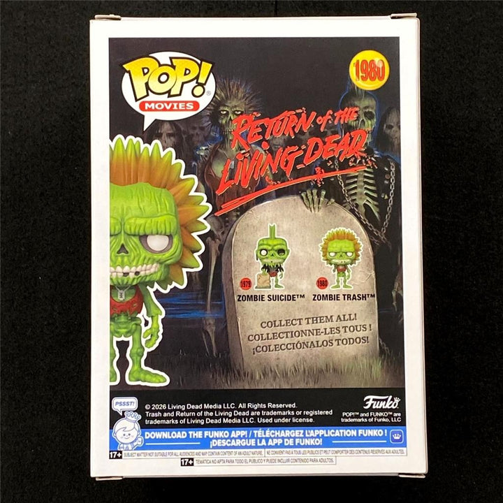 Linnea Quigley signed Zombie Trash Return of Living Dead Funko Pop! Grn auto JSA