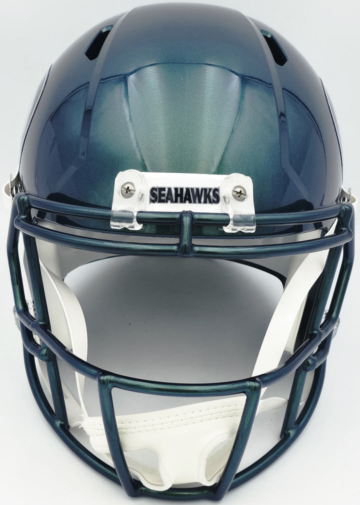 Rashid Shaheed Signed Seahawks Rivalries Full Size Speed Replica Helmet MCS Holo