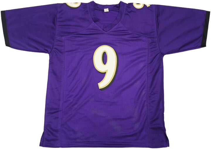 Baltimore Ravens Justin Tucker Autographed Signed Purple Jersey JSA
