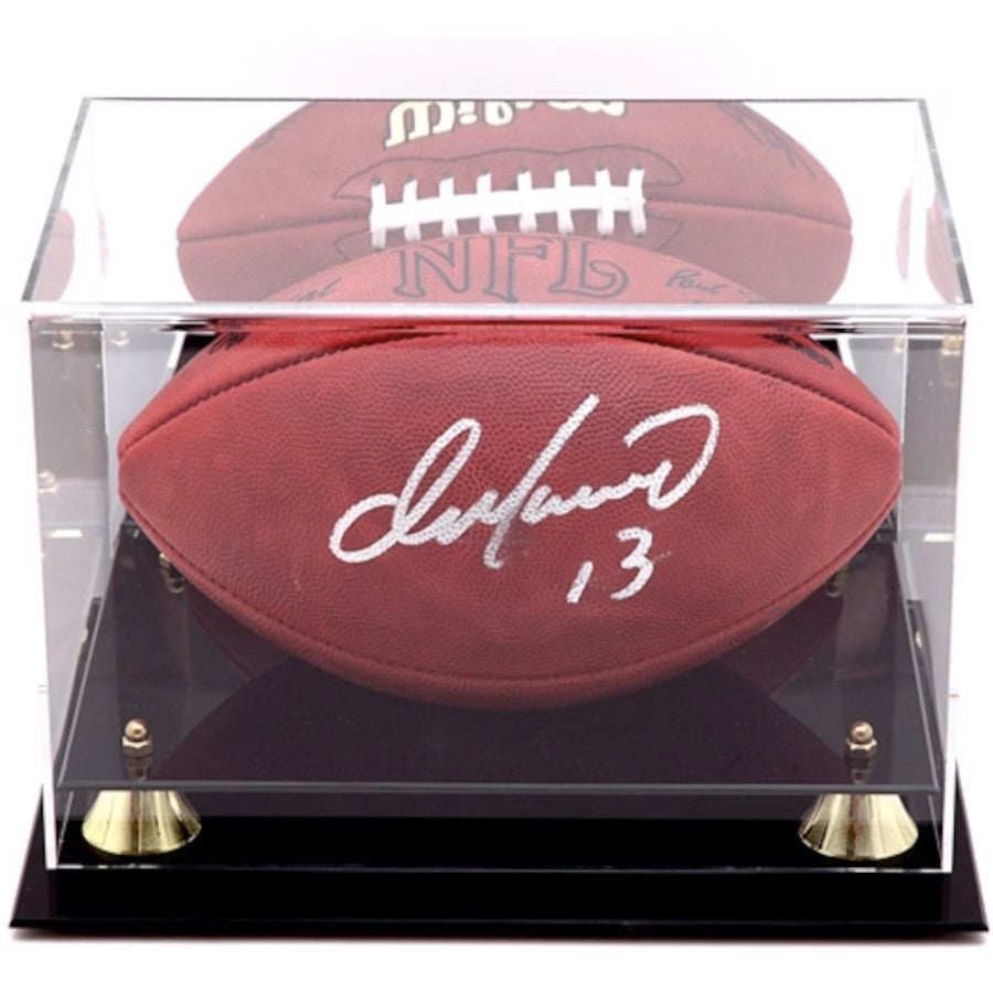 Golden Riser Classic Football Display Case Fanatics Authentic