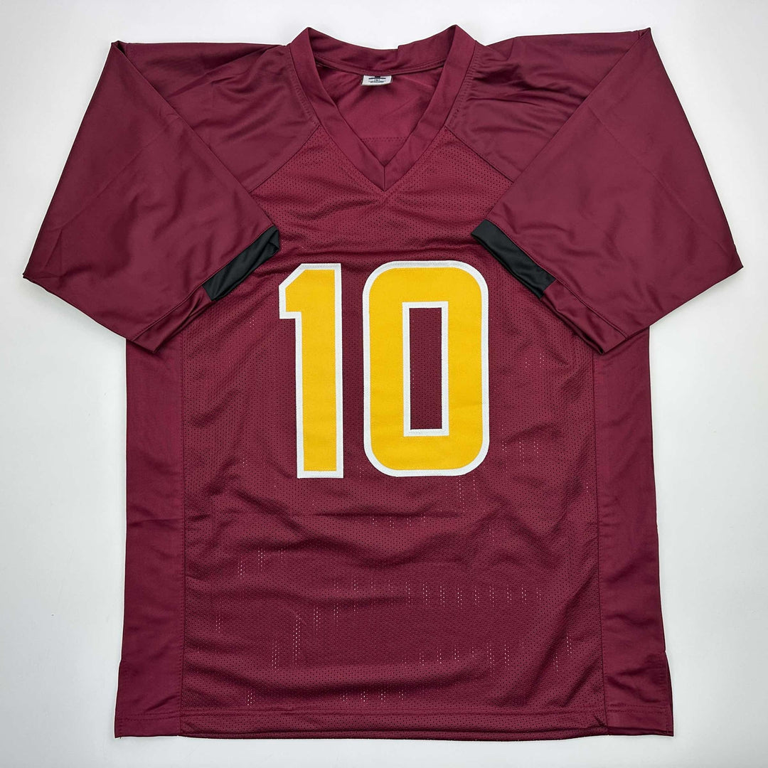 Facsimile Autographed Sam Leavitt Arizona State Red Reprint Jersey Size Men's XL